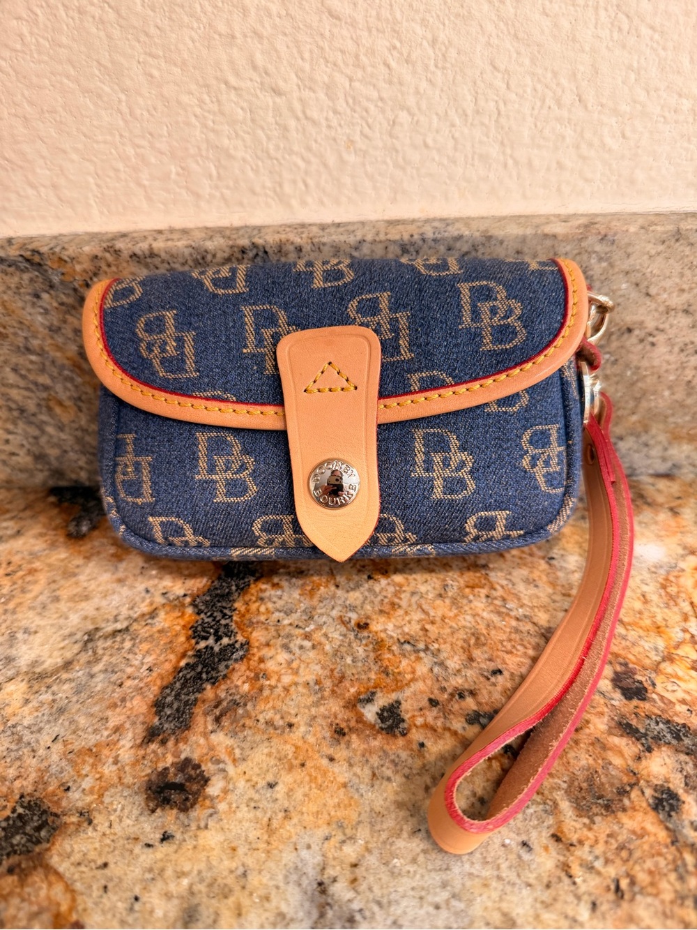 Dooney & Bourne Denim Pouch/Wristlet